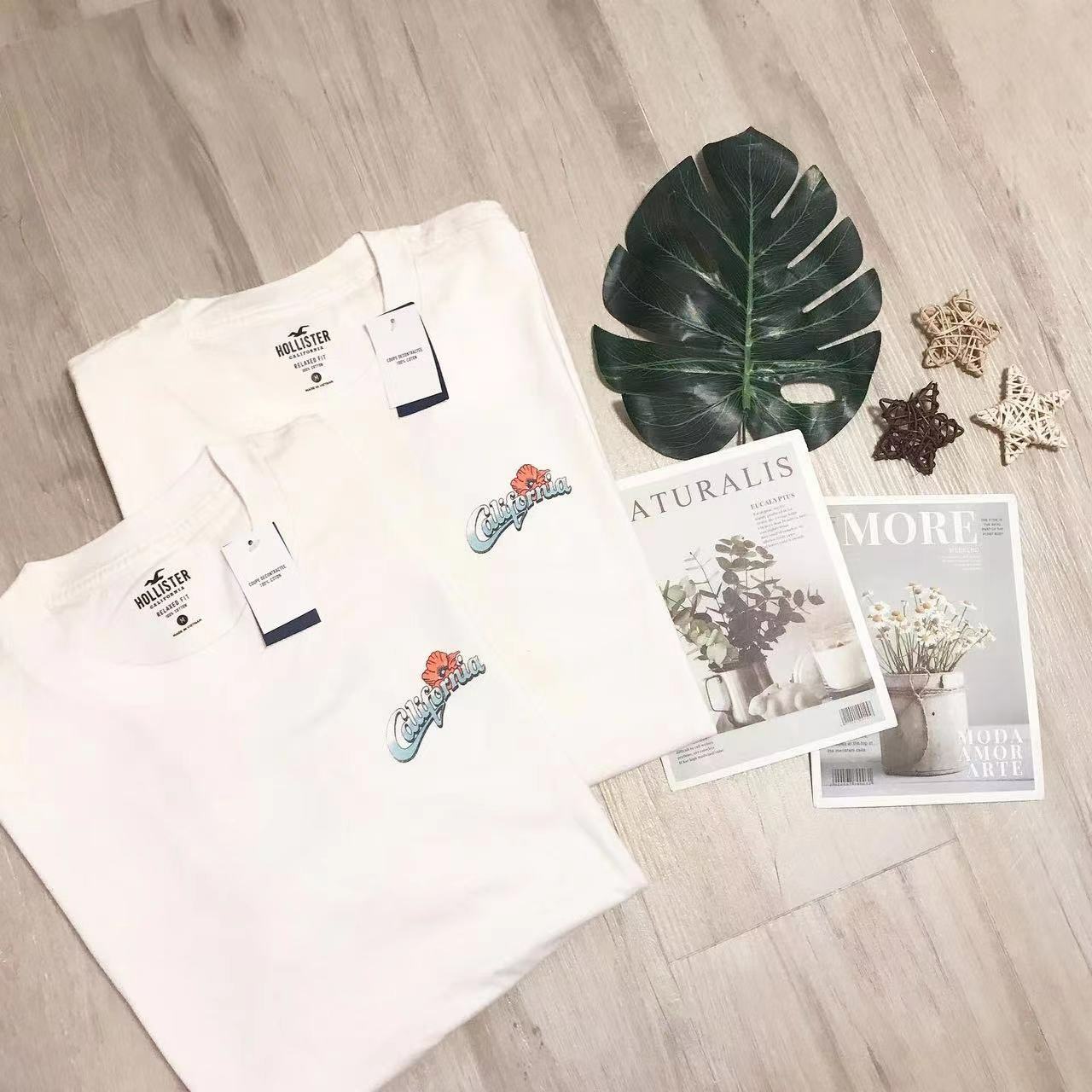 HOLLISTER FLORAL BACK PRINT TEE