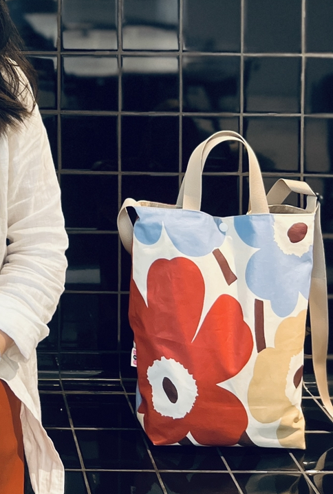3 way easy tote | Marimekko waterproof fabric | Asia Limited 3 色 Unikko