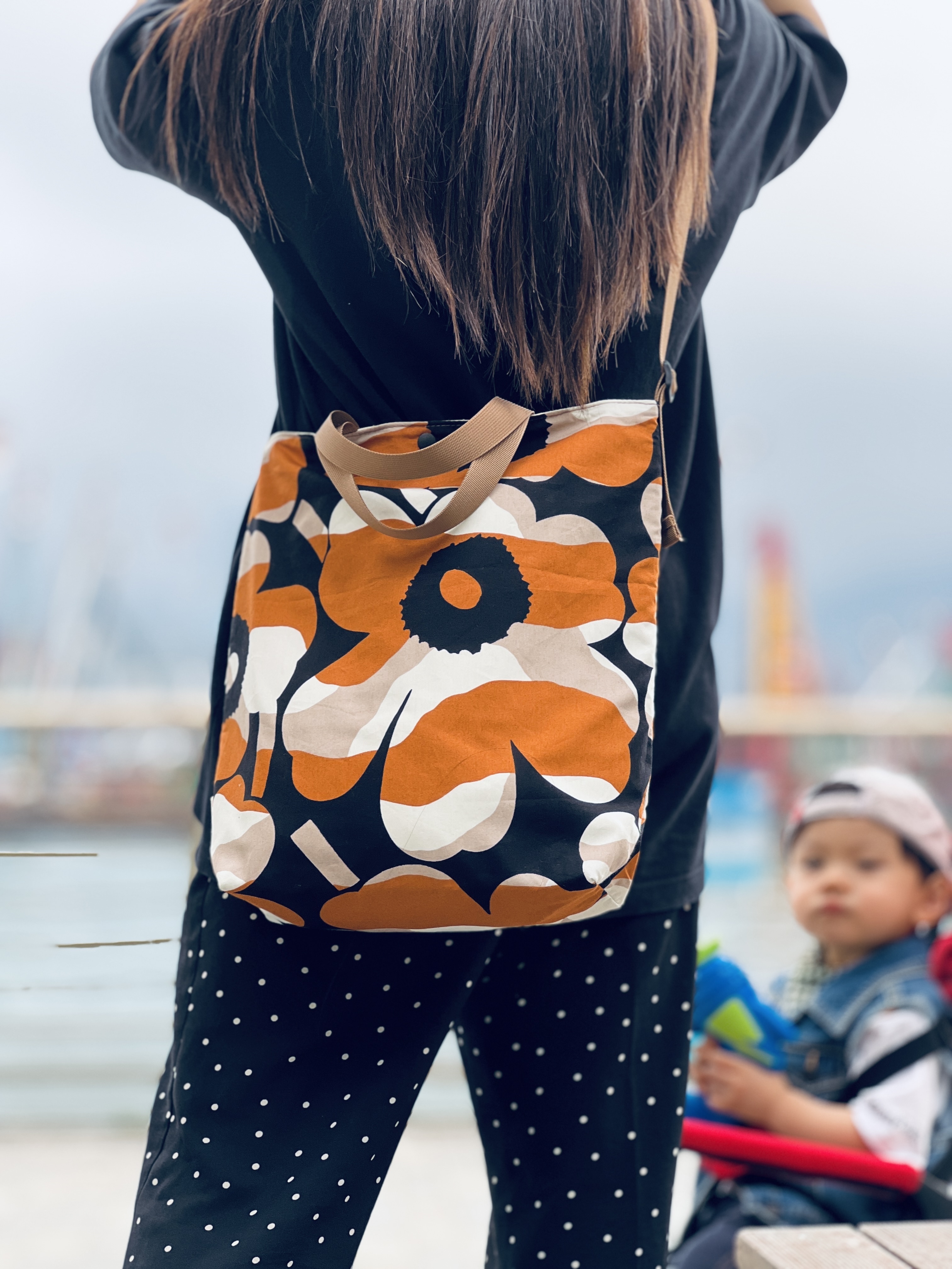 3 way easy tote | Marimekko fabric | 特別版潮變色Unikko