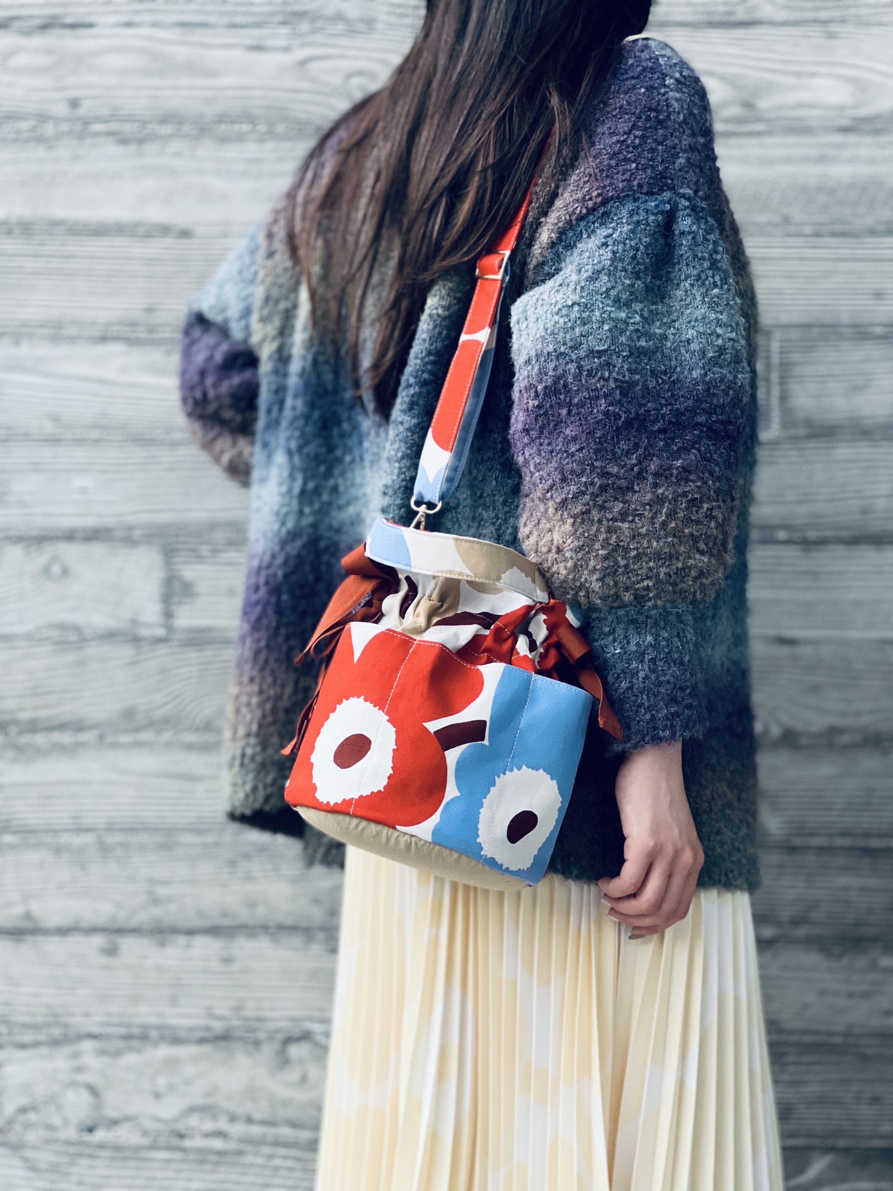 Bucket Bag | Marimekko Asia Limited fabric | 3 色花