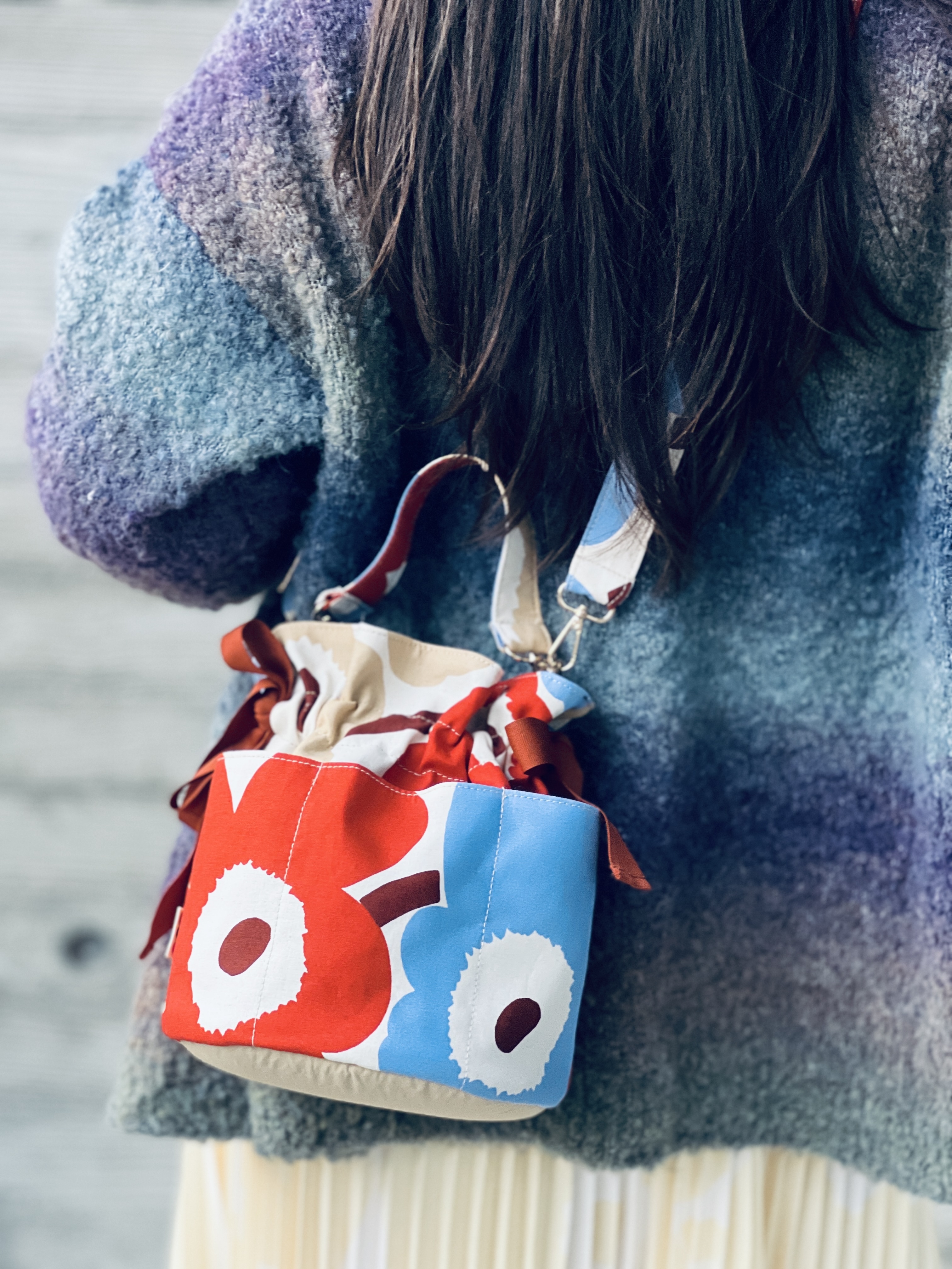 Bucket Bag | Marimekko Asia Limited fabric | 3 色花