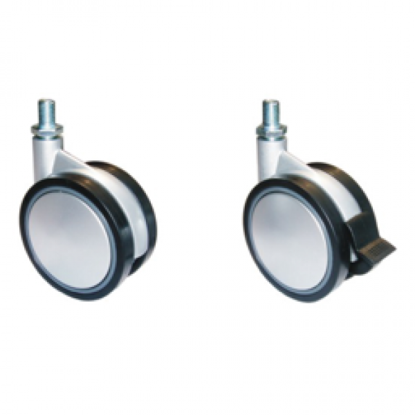 "EKA"螺絲頭孖輪75mm(無制)