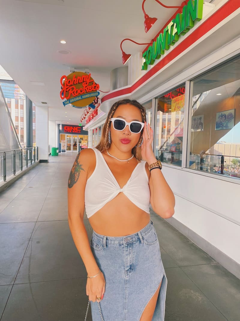 美式扭結螺紋背心