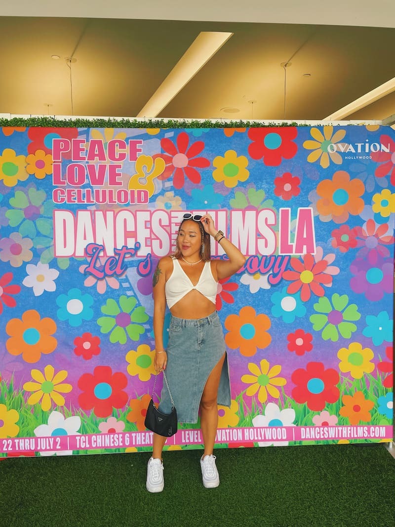 牛仔高腰辣開衩裙