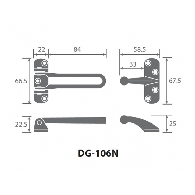 "BONCO" 防盜扣(碳灰色)