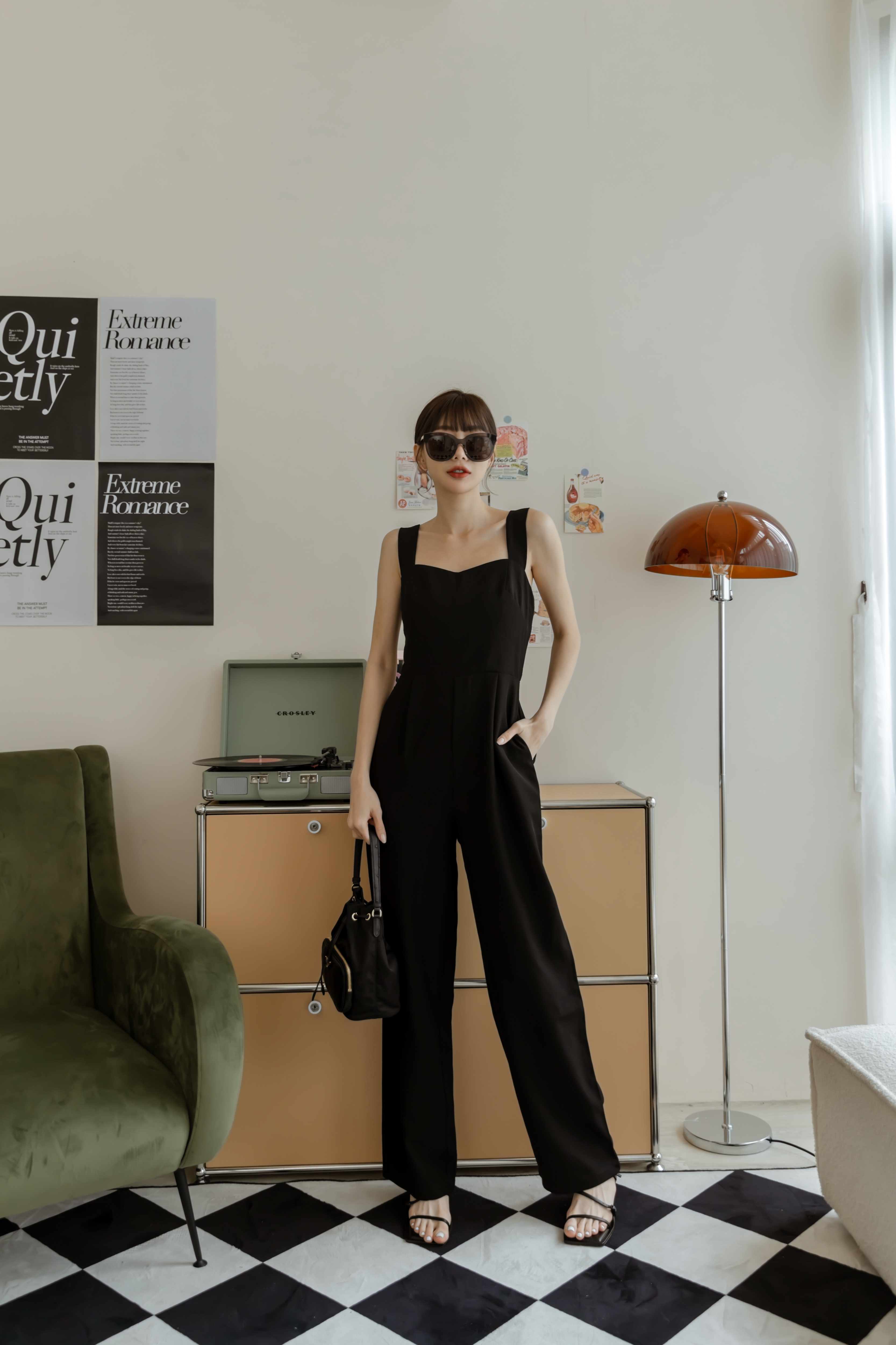 兩穿氣場連身褲