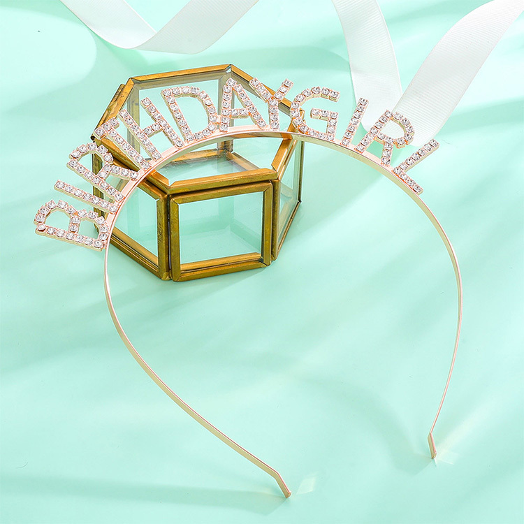 派對用品丨歐美生日髮箍背帶套組-4色