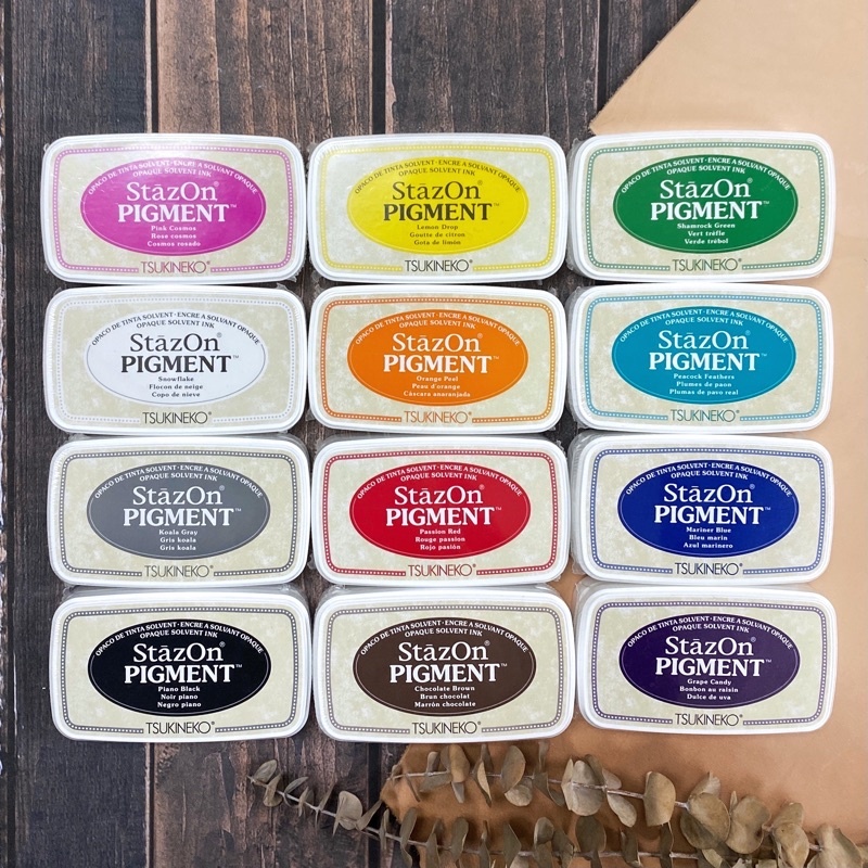TSUKINEKO月貓 STAZON PIGMENT 油性顏料墨水印台