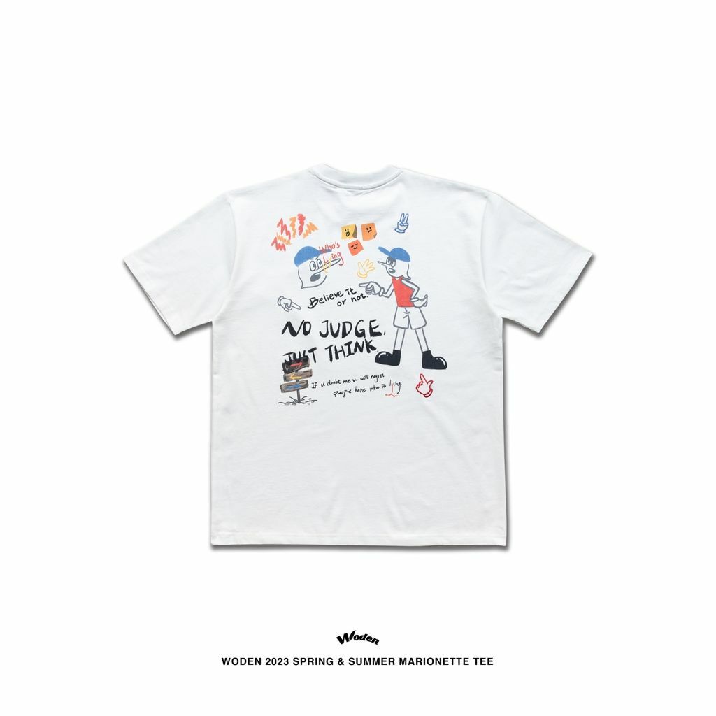 WODEN 2023 Spring & Summer 052 Marionette tee 白色