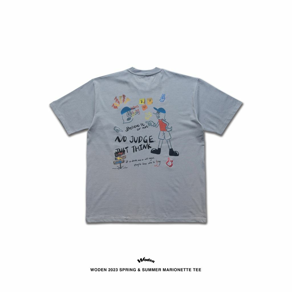 WODEN 2023 Spring & Summer 052 Marionette tee 灰色