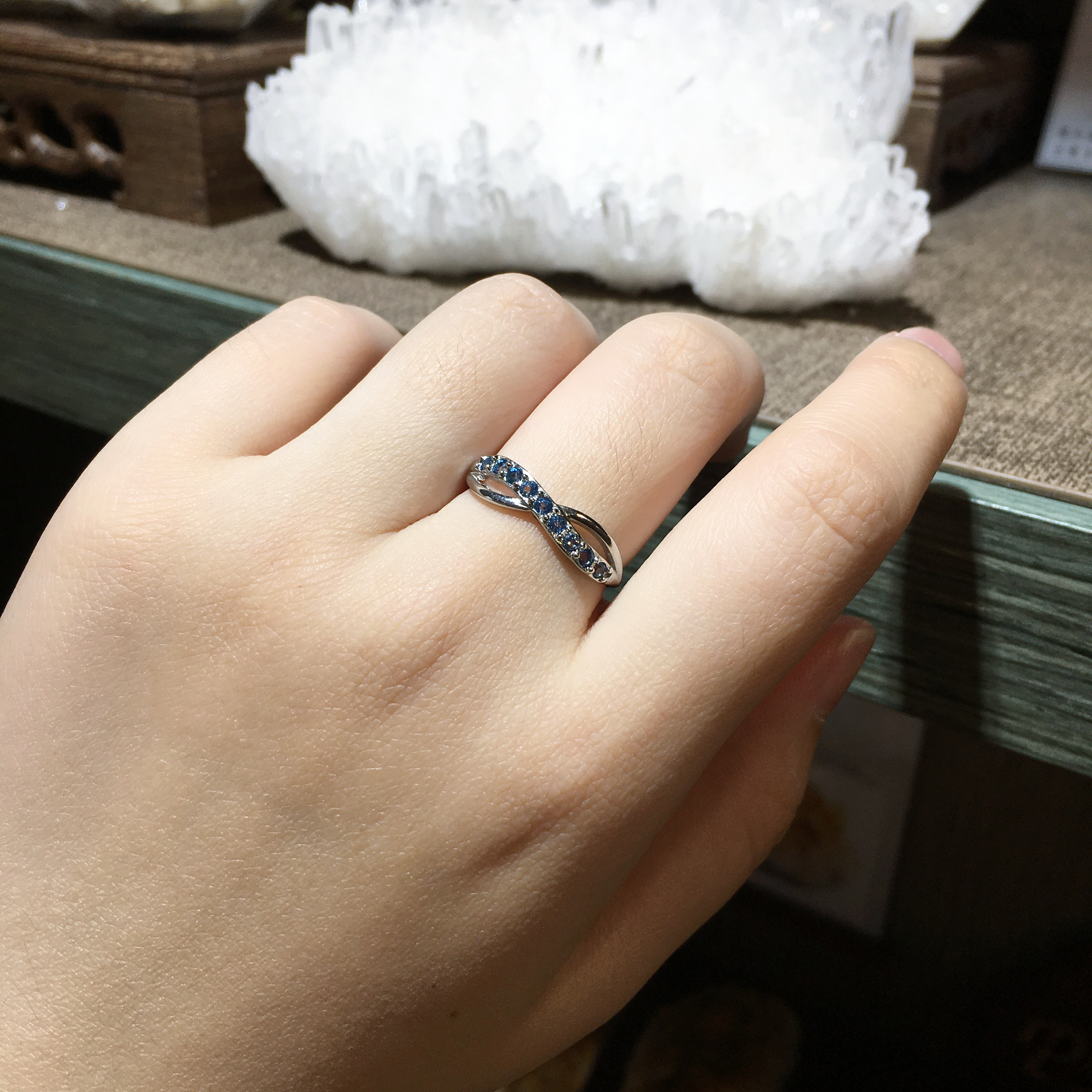 托帕石純銀戒指（產品編號：R83001）