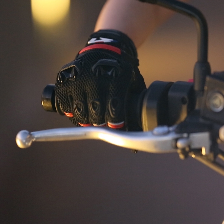 ASTONE KA23 紅 皮布手套