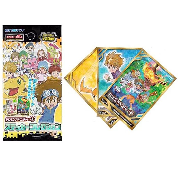 現貨- 日版『數碼暴龍: 重啟 珍藏貼紙包』原盒