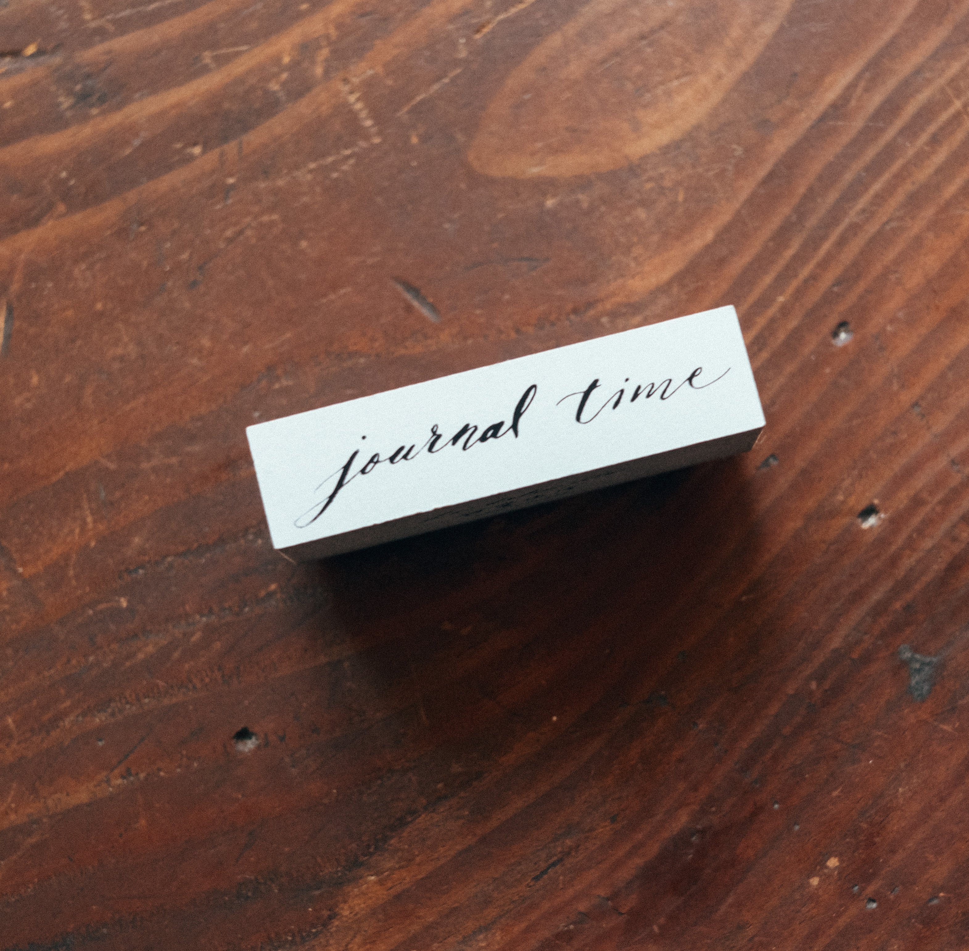 journal time 木頭印章｜甜蜜生活