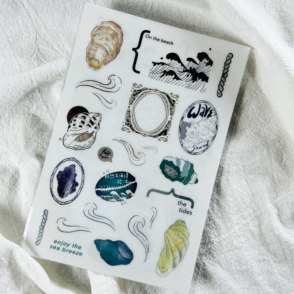 fafa製造所．海風特調 轉印貼紙