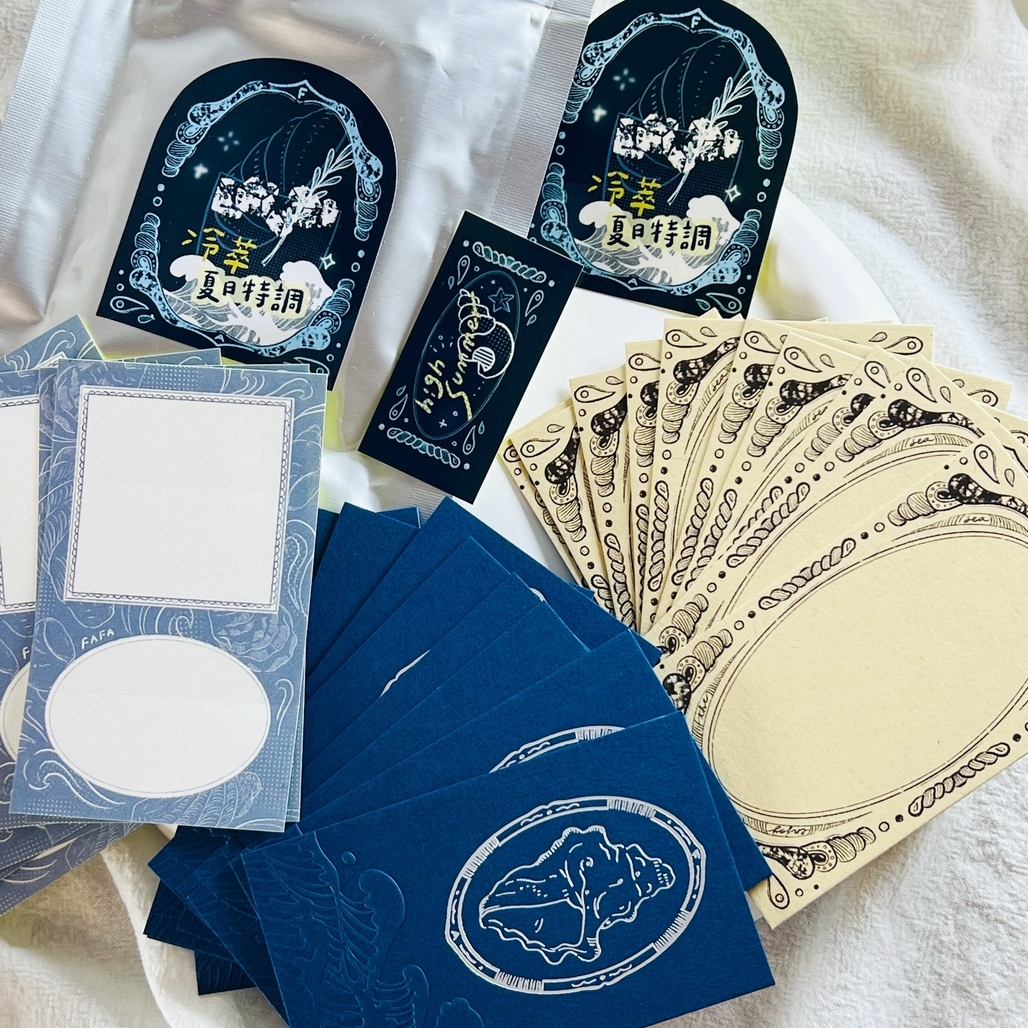 fafa製造所．冷淬夏日特調 拼貼卡組