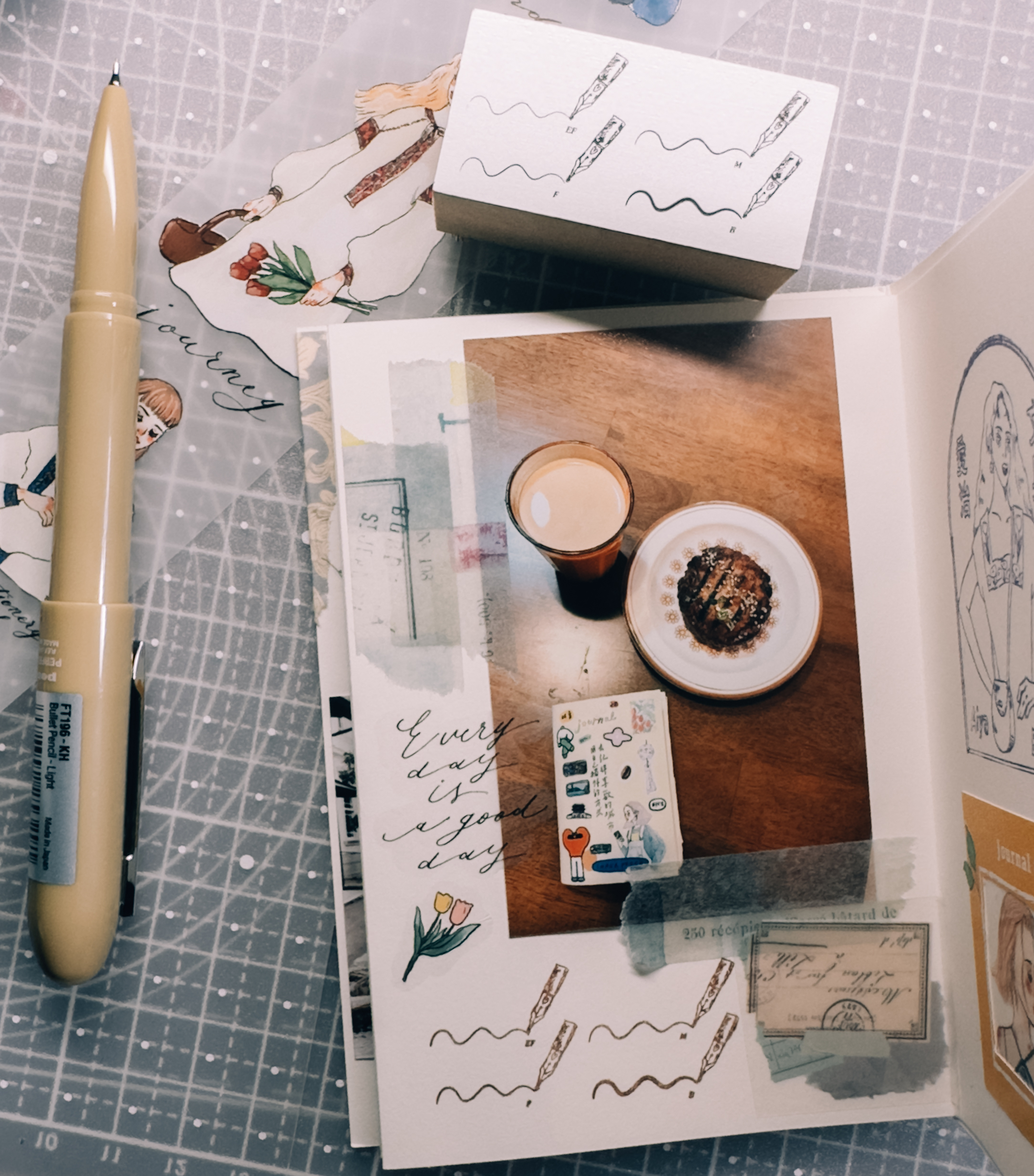 筆尖圖案  木頭印章｜愛治文具房