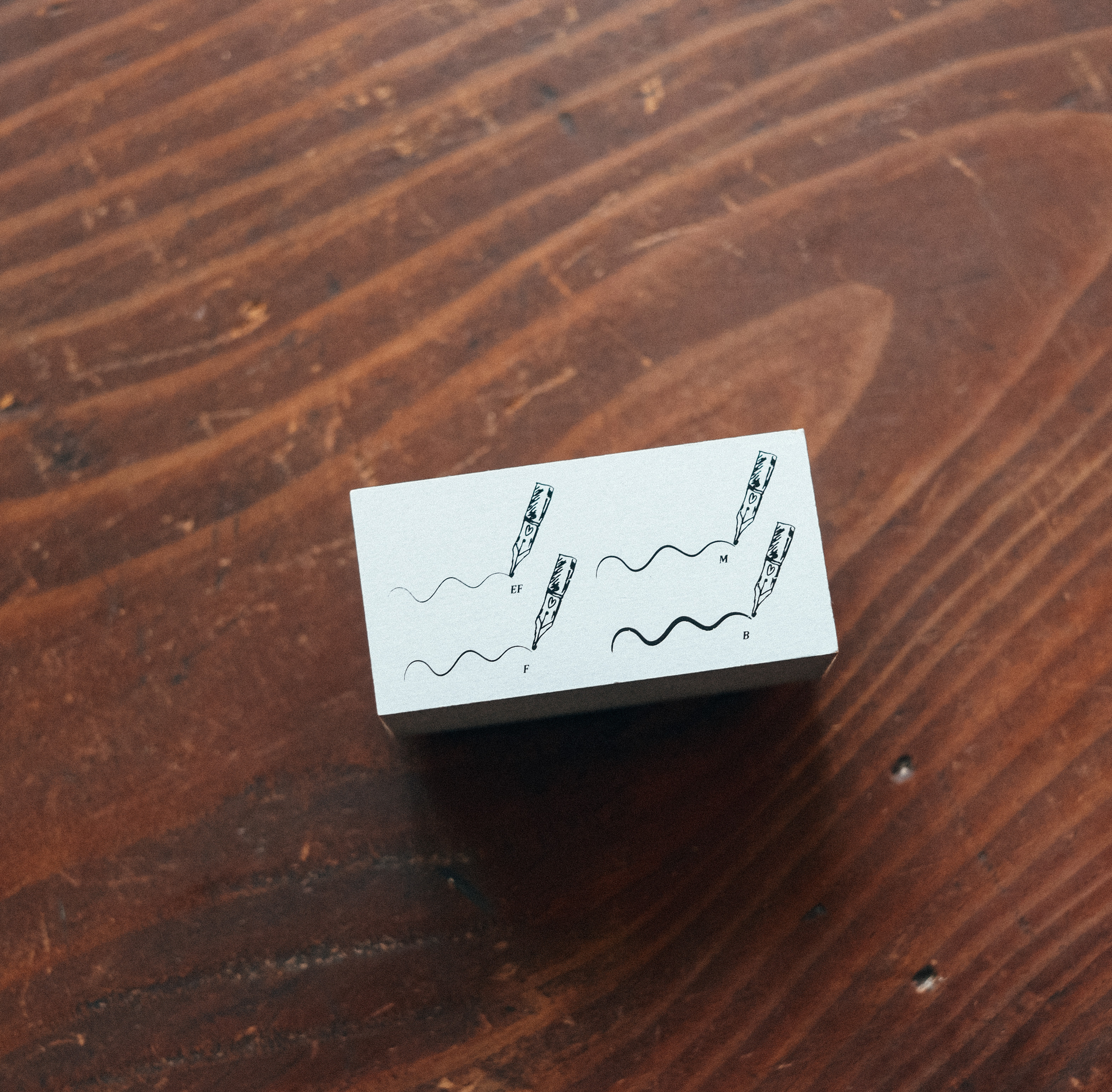 筆尖圖案  木頭印章｜愛治文具房