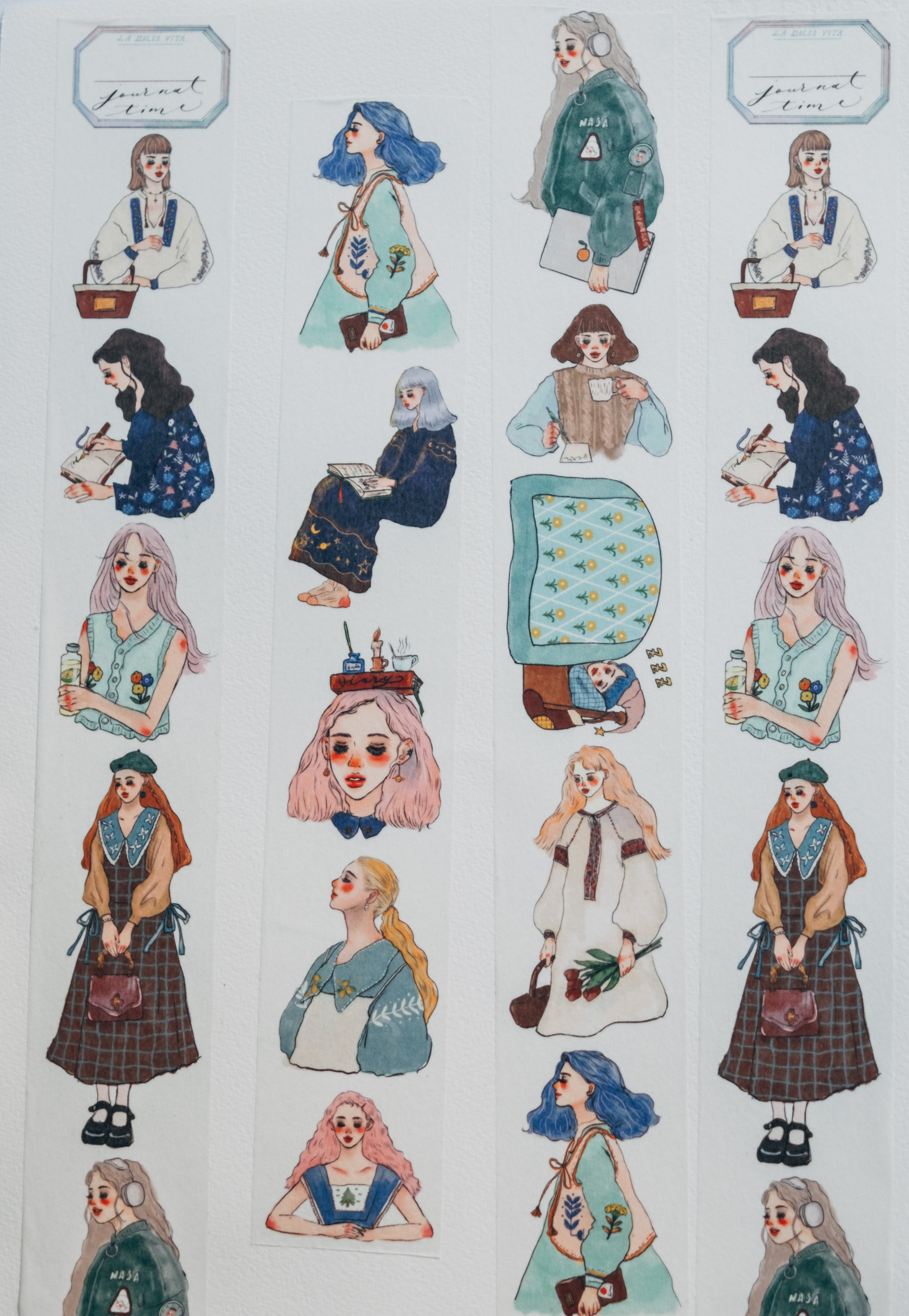 拼貼時光 附離型紙紙膠帶｜甜蜜生活