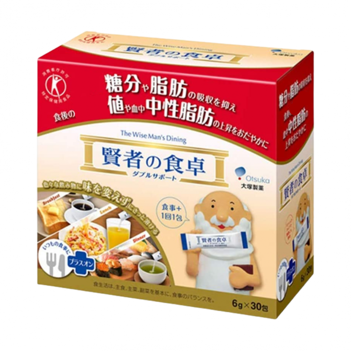 賢者之食卓-膳食纖維 (賢者卓食 阻澱粉 隔油份) 賢者の食卓6g x 30包