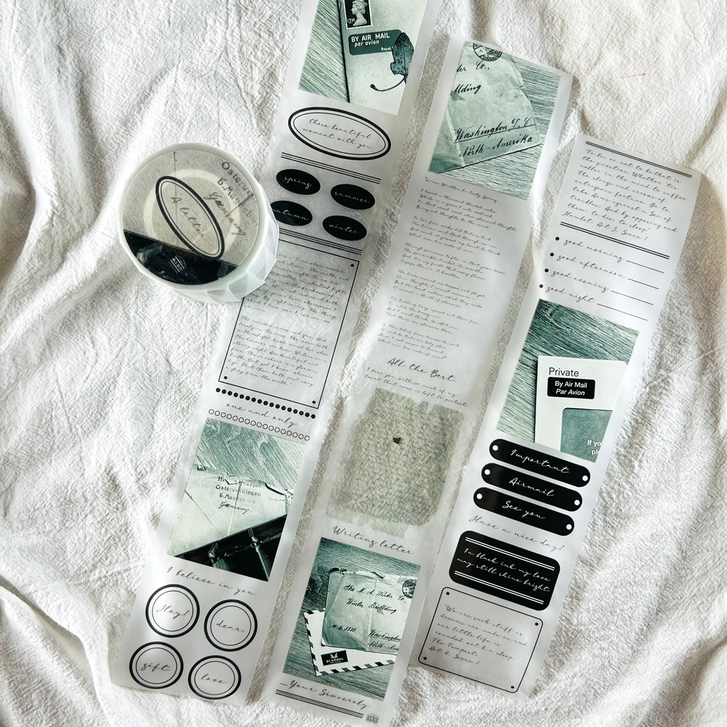 紙上旅行．A Letter 霧面PET膠帶 <整捲/分裝>