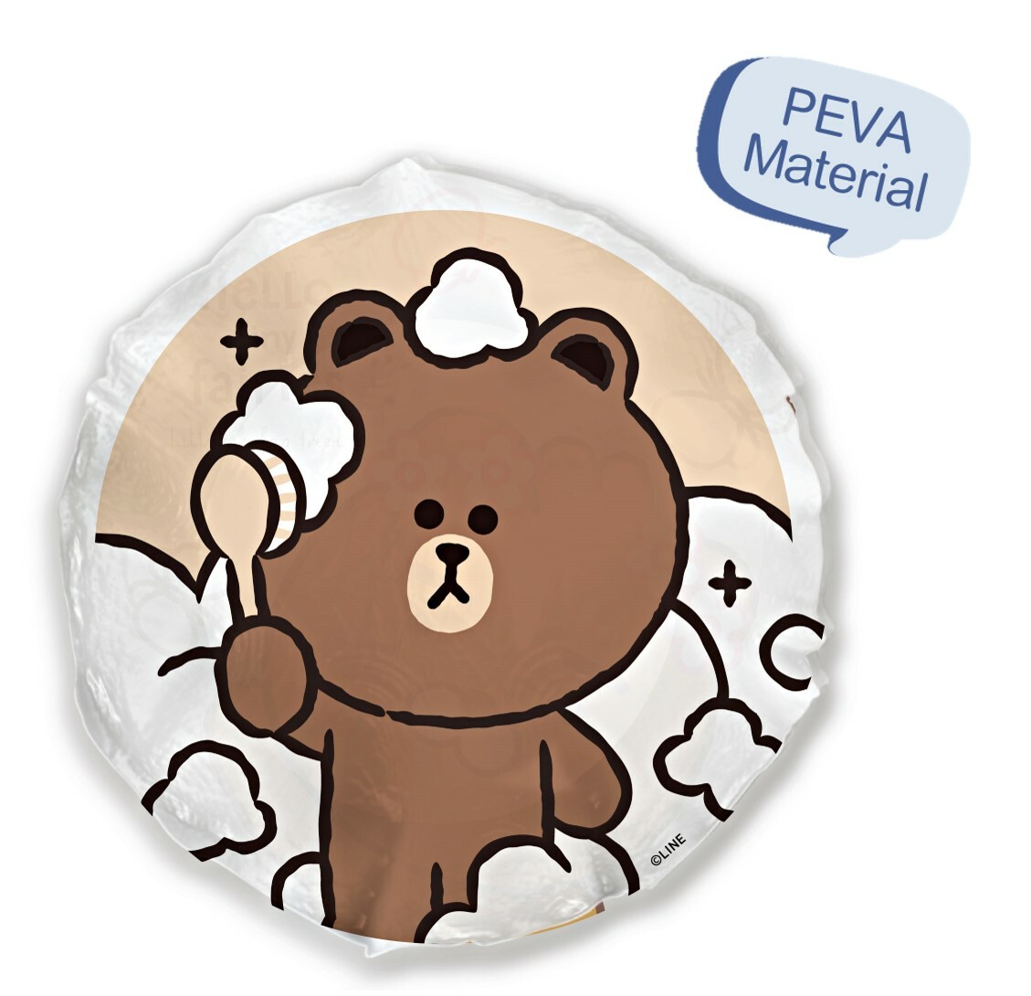 LINE FRIENDS - 浴帽-BROWN