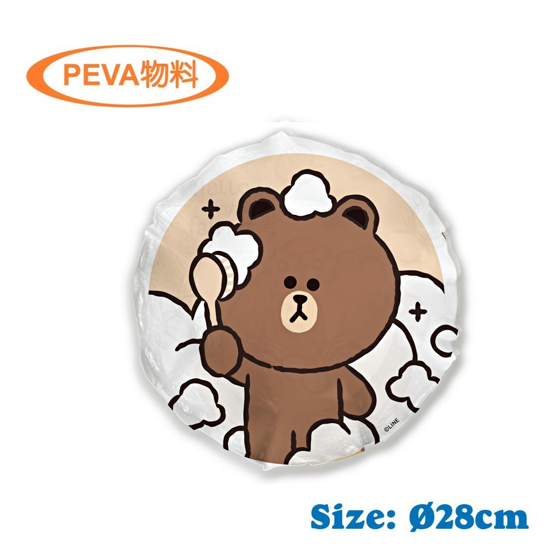 LINE FRIENDS - 浴帽-BROWN