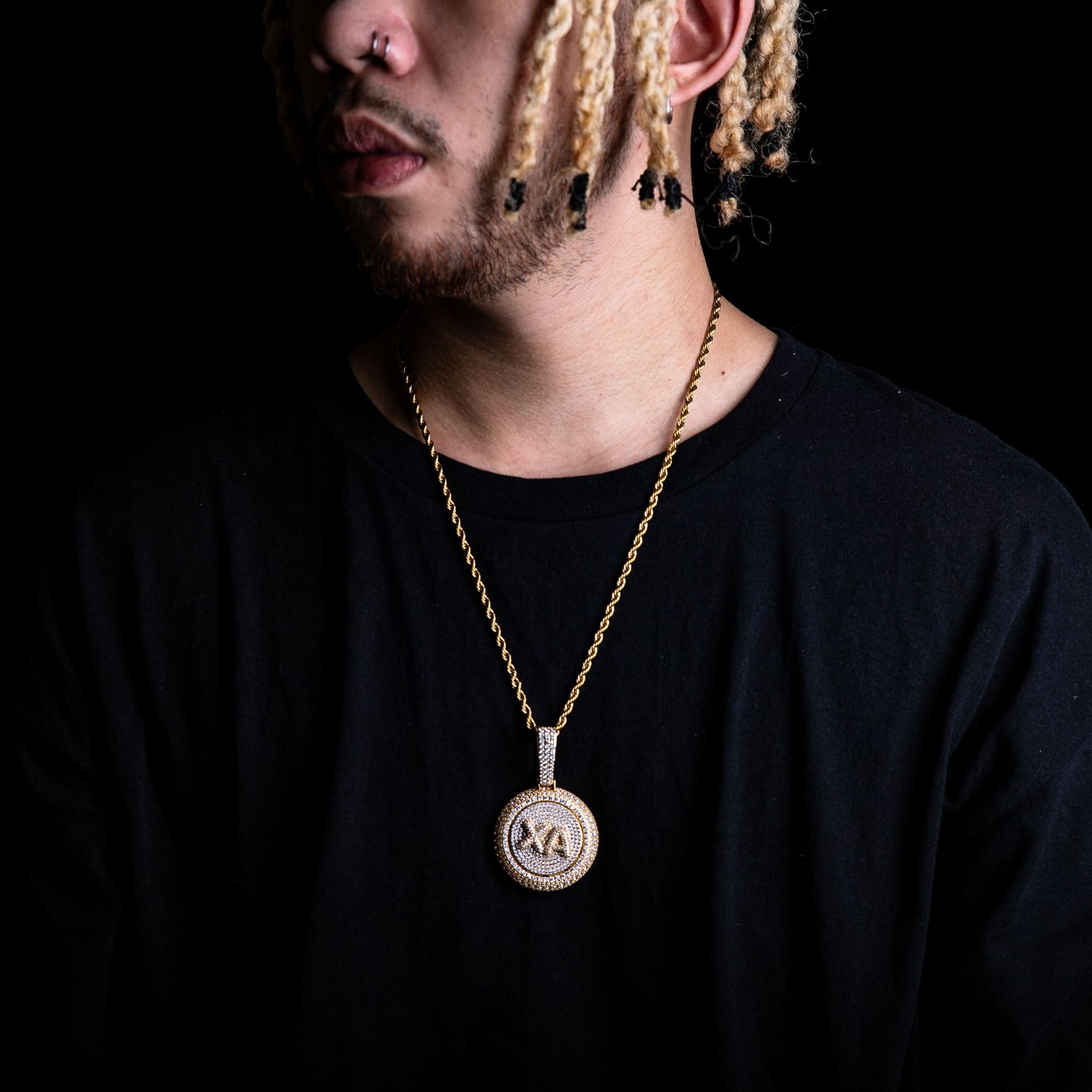 客製化字母轉盤墜飾