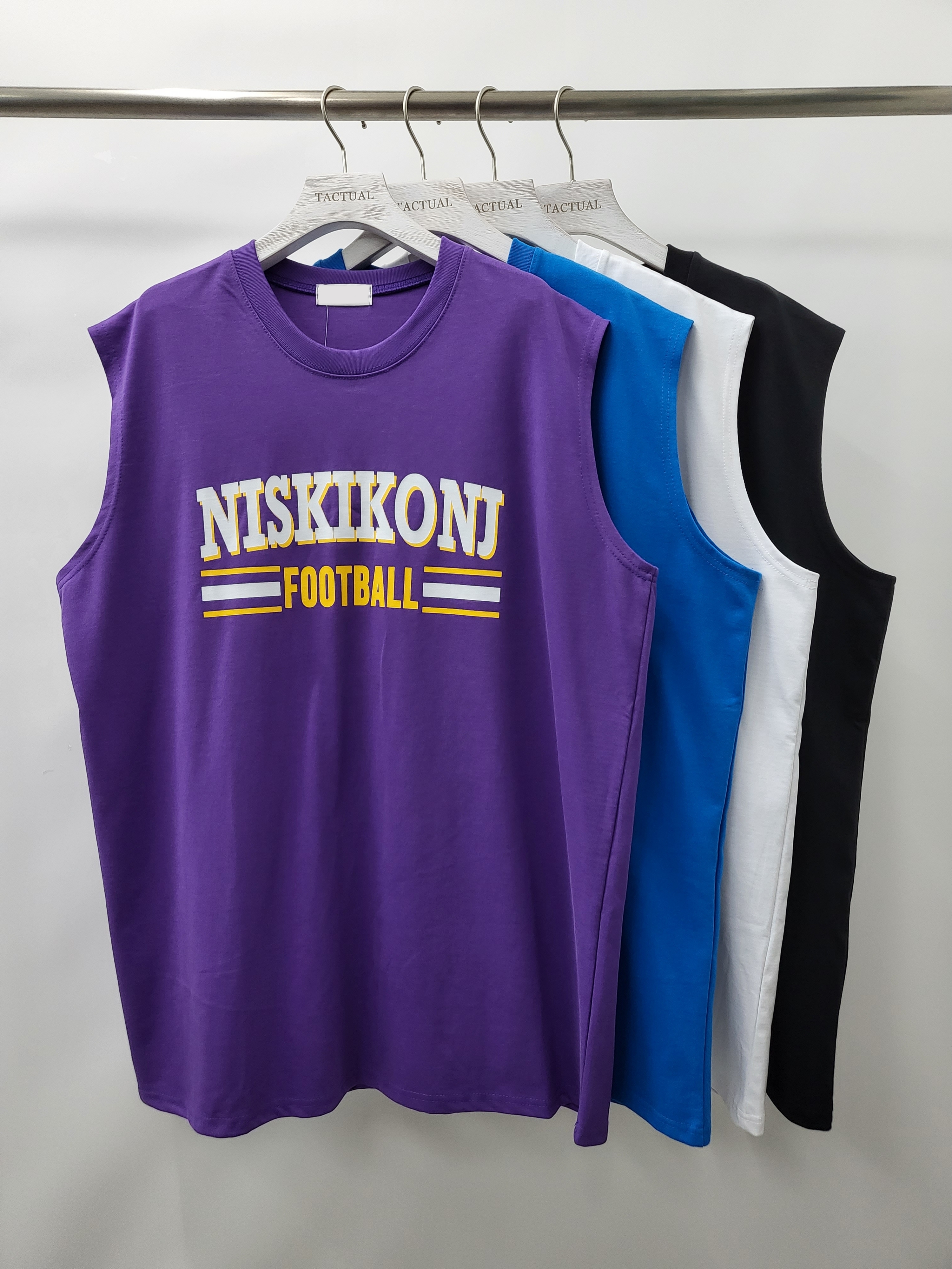 英文字背心 V968