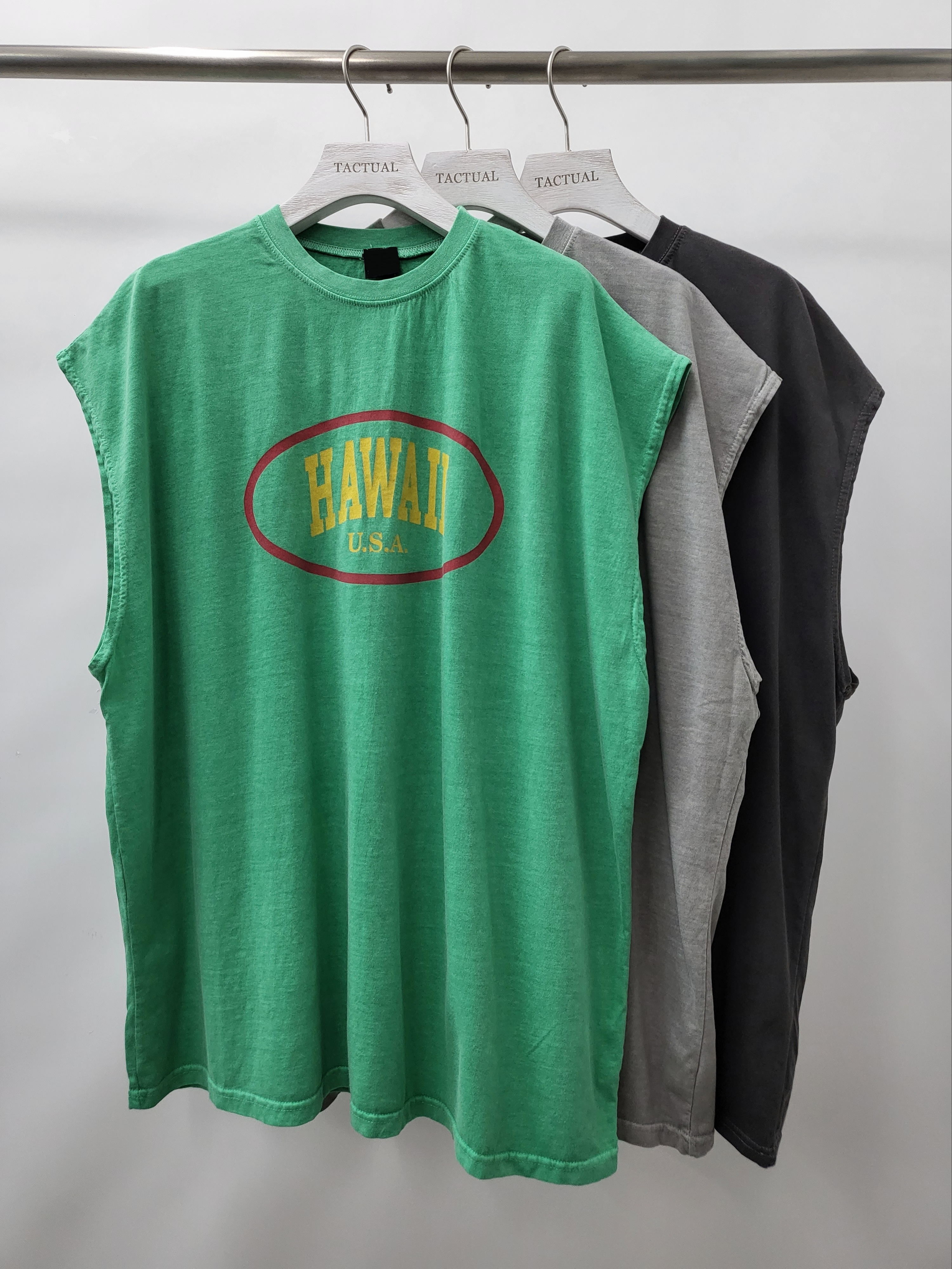 OverSize英文字背心 V974