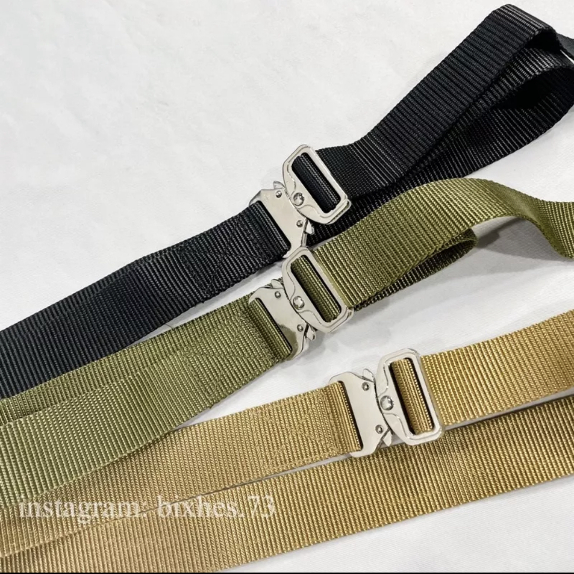 三色卡扣皮帶(P00007)