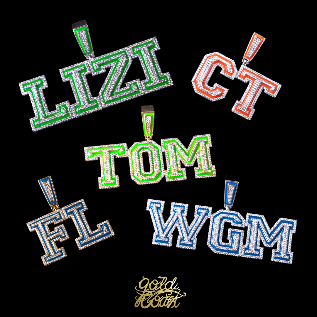 客製化夜光珐瑯 (A-Z) 字母墜飾