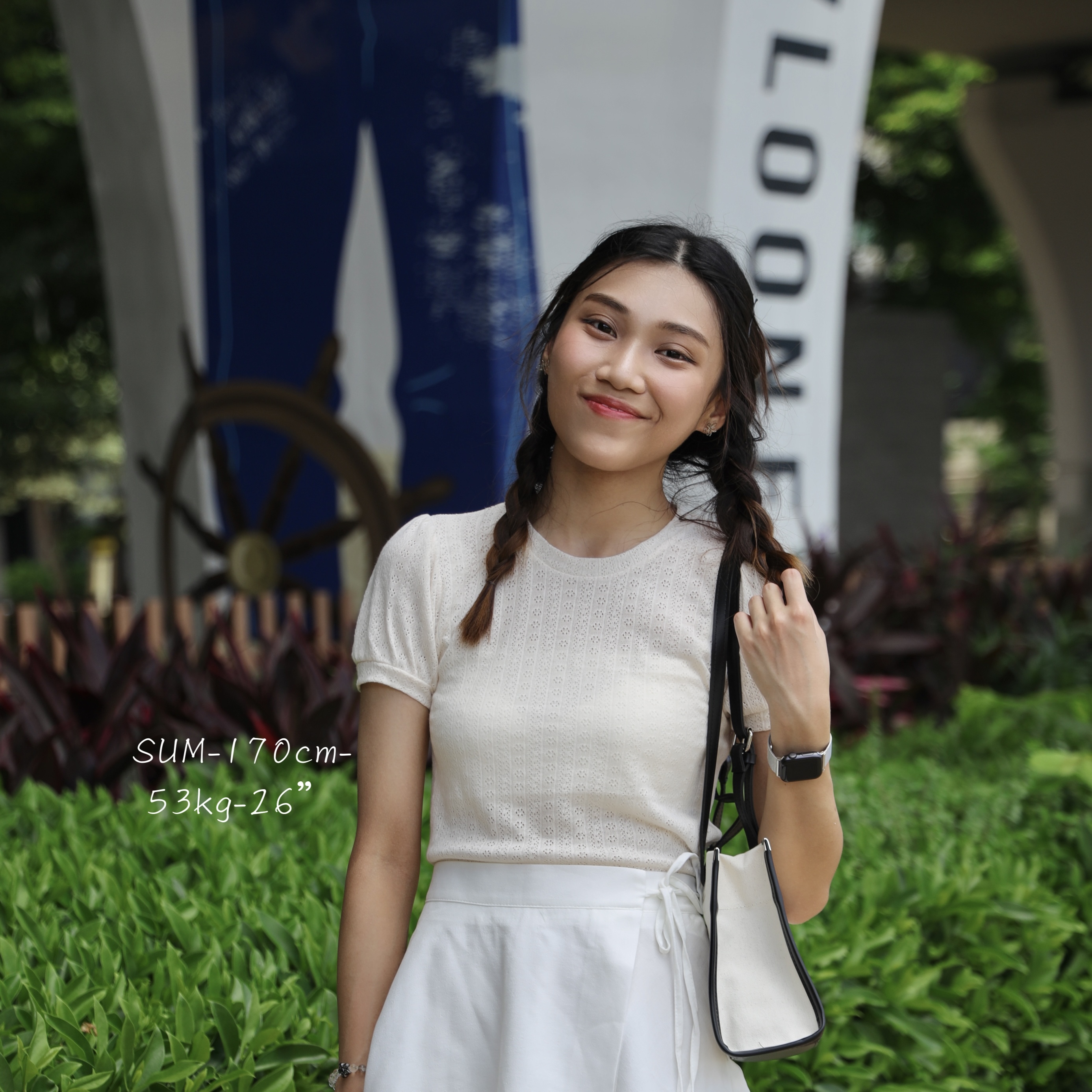 ✨||TOP403||薄身圓領點點花針織TOP