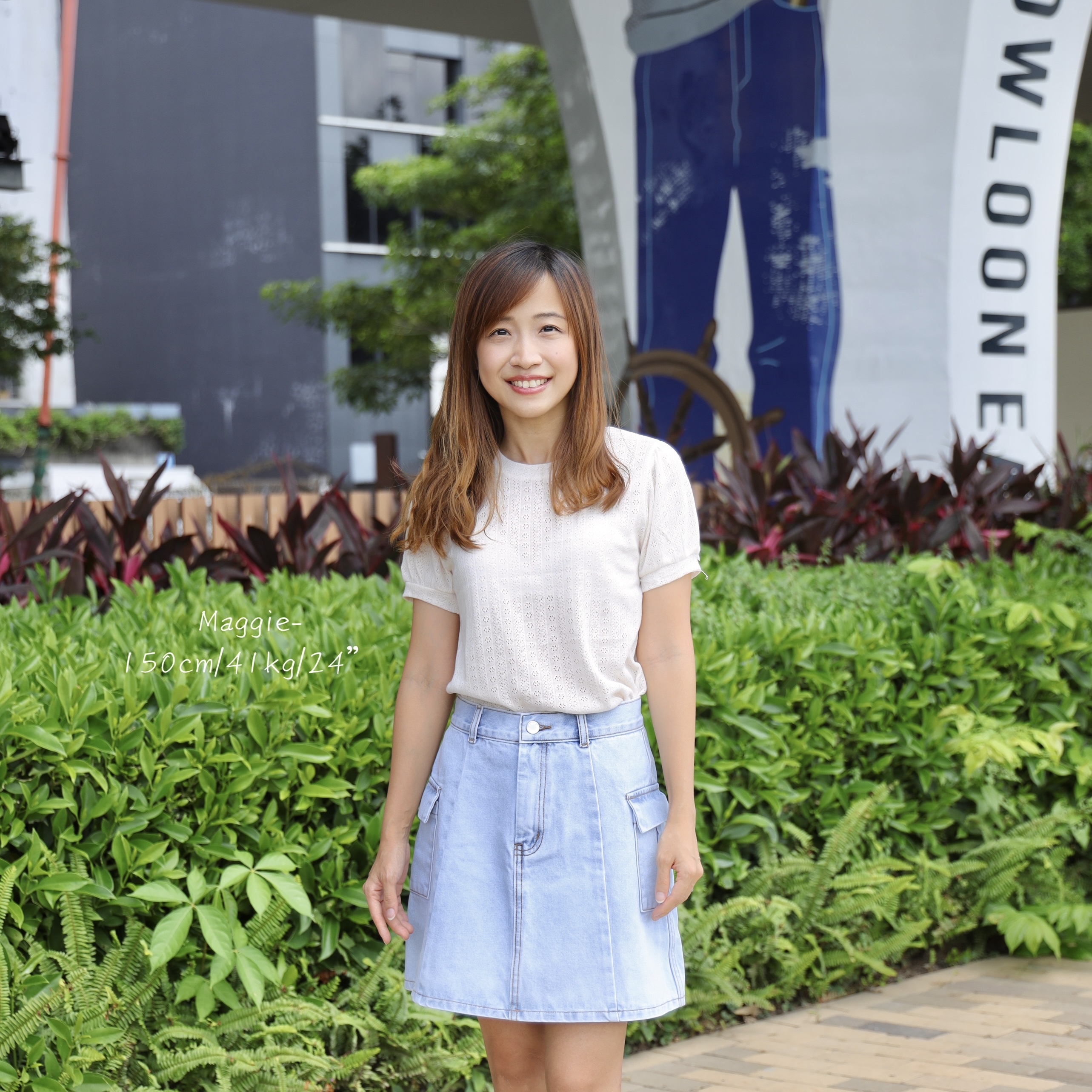 ✨ ||SK247|| 精靈夏日淺牛口袋短裙