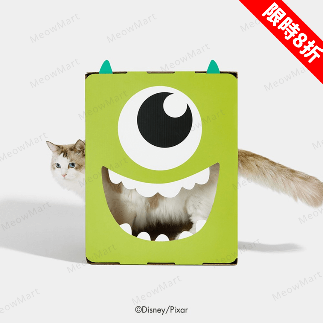 【現貨8折】怪獸公司大眼仔貓抓板貓屋