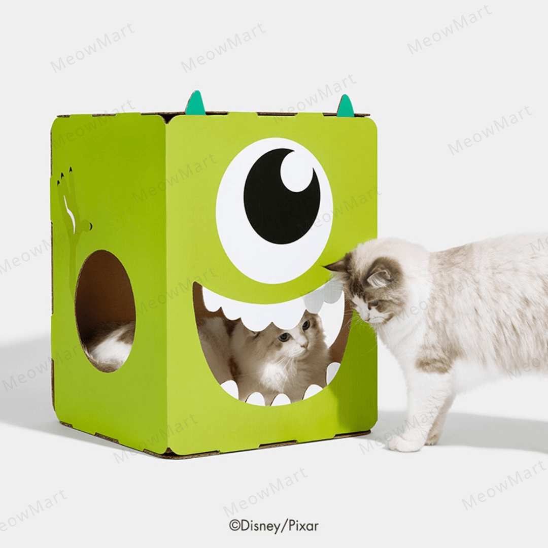 【現貨8折】怪獸公司大眼仔貓抓板貓屋
