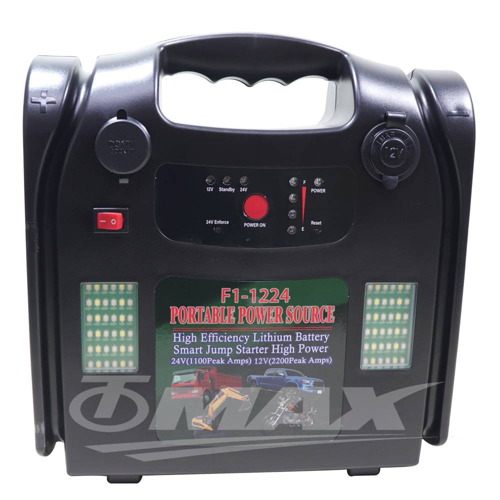 高規格版-ZSK 智慧型全自動12V/24V 救車緊急啟動電源F1-1224( 150960mAh) 破盤下殺  OMAX歐妹思購物網