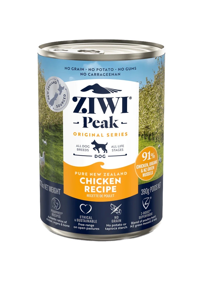 ZiwiPeak狗罐頭 放養雞配方 (12罐)