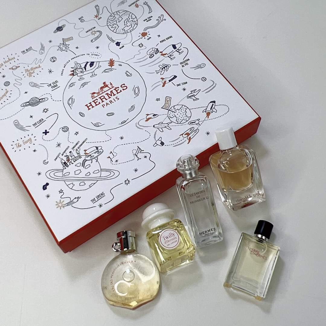 Hermes愛馬仕大地之光香水五件套7.5ml×5