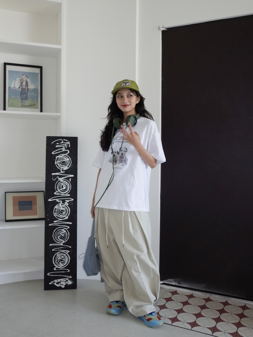 (unisex) Fuusen ballon pants in Vanilla