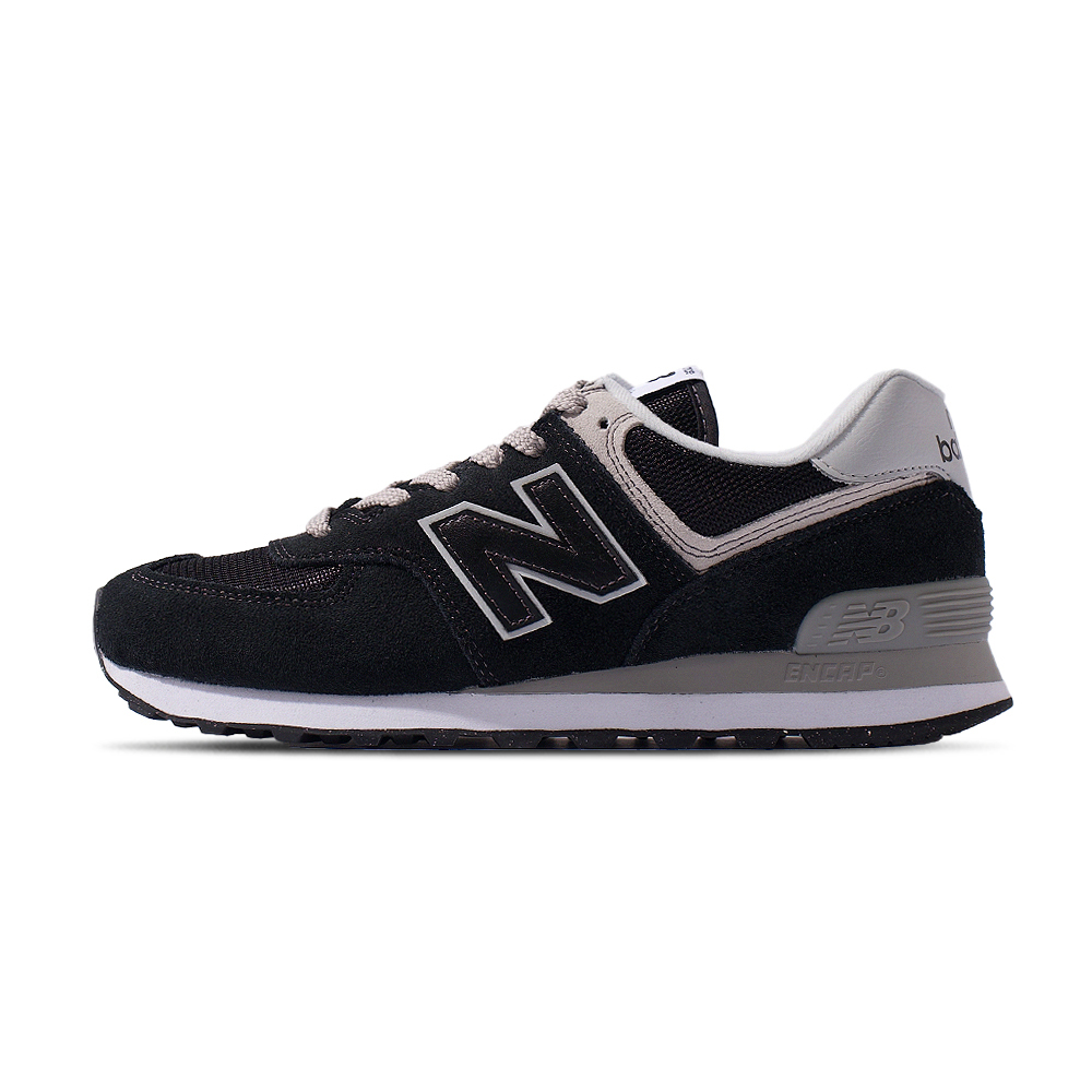 New Balance 574 男鞋 女鞋 黑灰色 麂皮 休閒 復古 運動 休閒鞋 ML574EVB