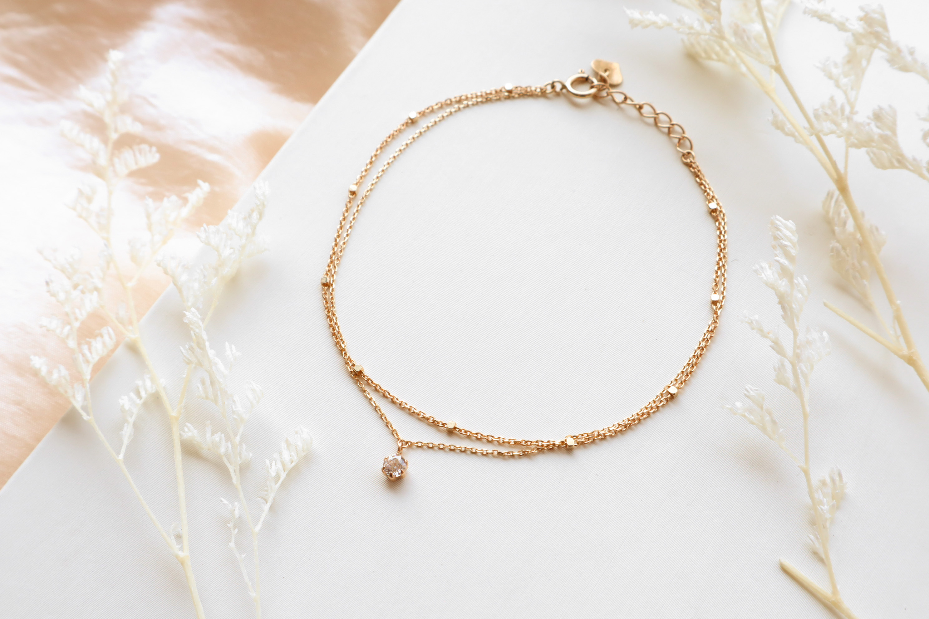 10K/閃爍圓點手鍊