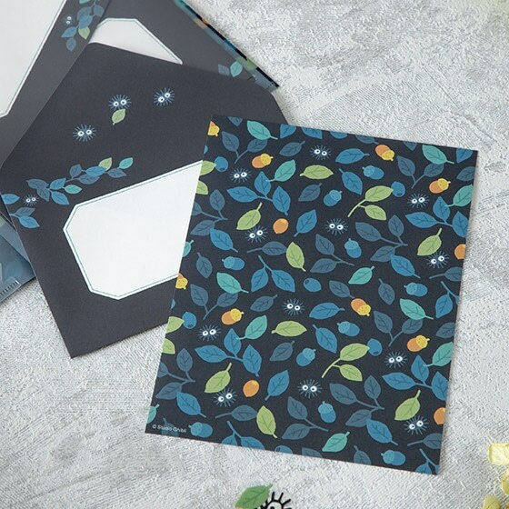 文件夾迷你信封信紙組 龍貓 小黑炭