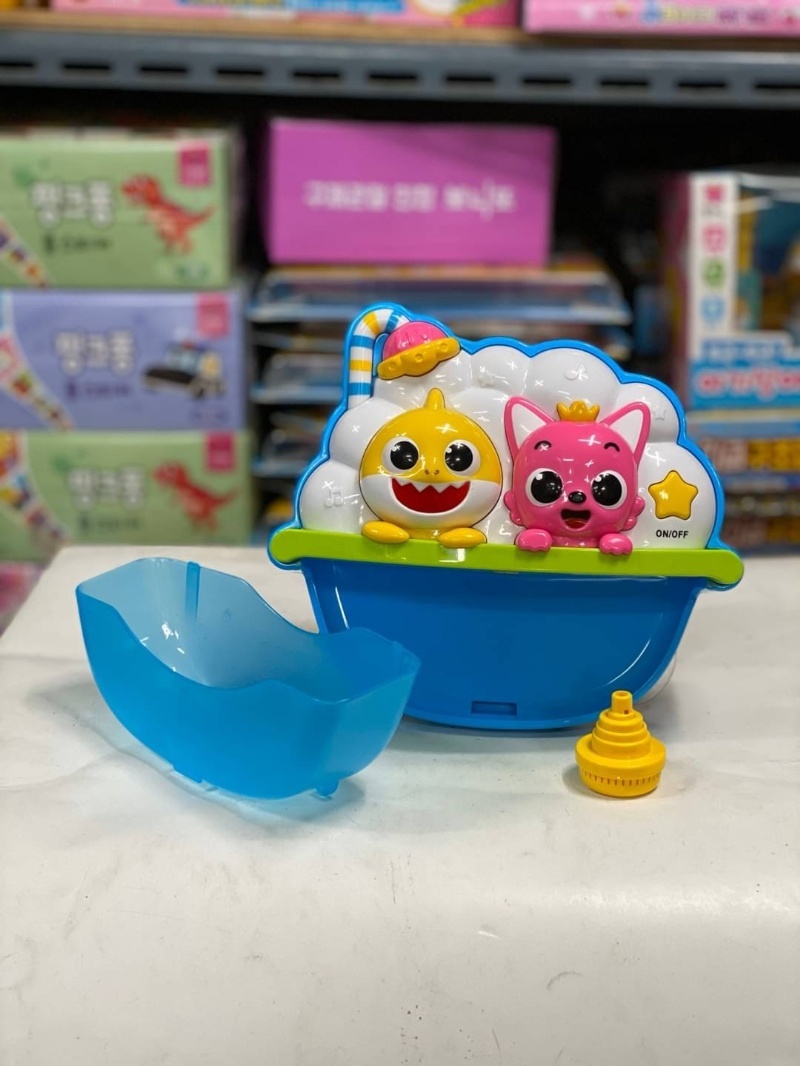 韓國Pinkfong Baby Shark 洗澡音樂泡泡機