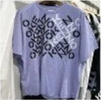 [IMPERFECTION] KENZO WOMEN'S SPORT BOXY TEE,LIGHT PURPLE, 2TS6844SJ-65 [FINAL SALE] (SDF913)