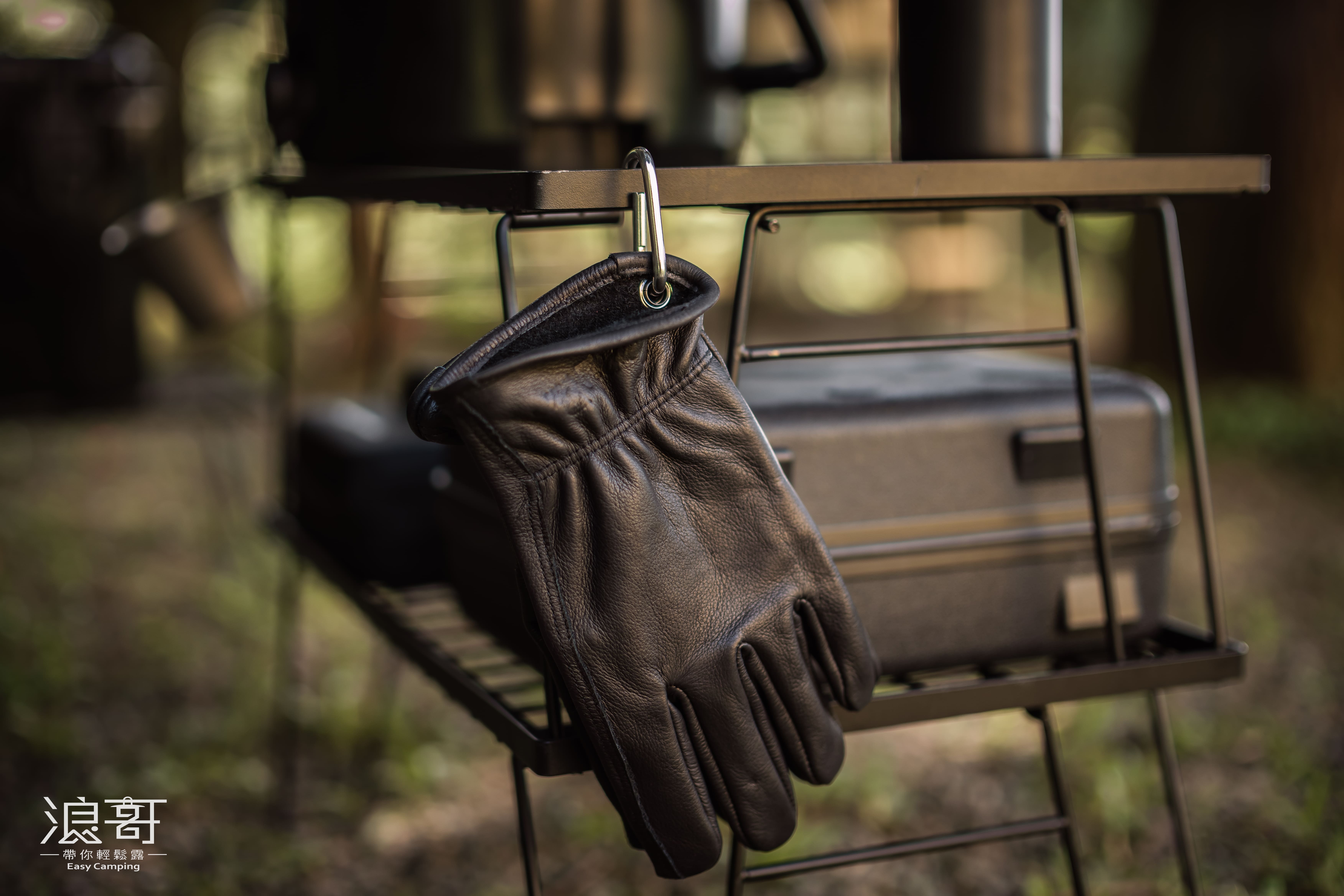 【Camping Bar】牛皮真皮工作手套 加厚款