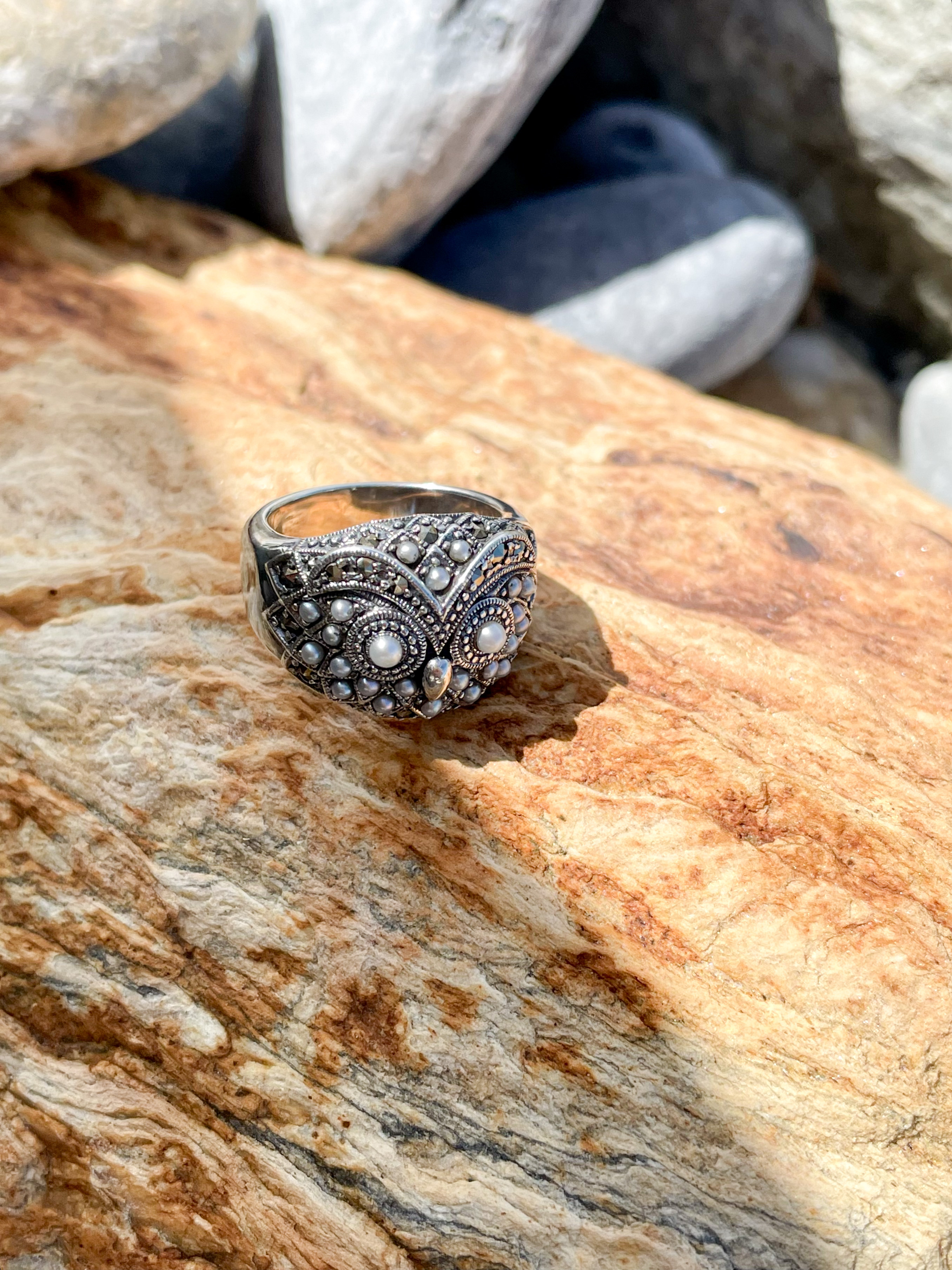 復古貓頭鷹戒指