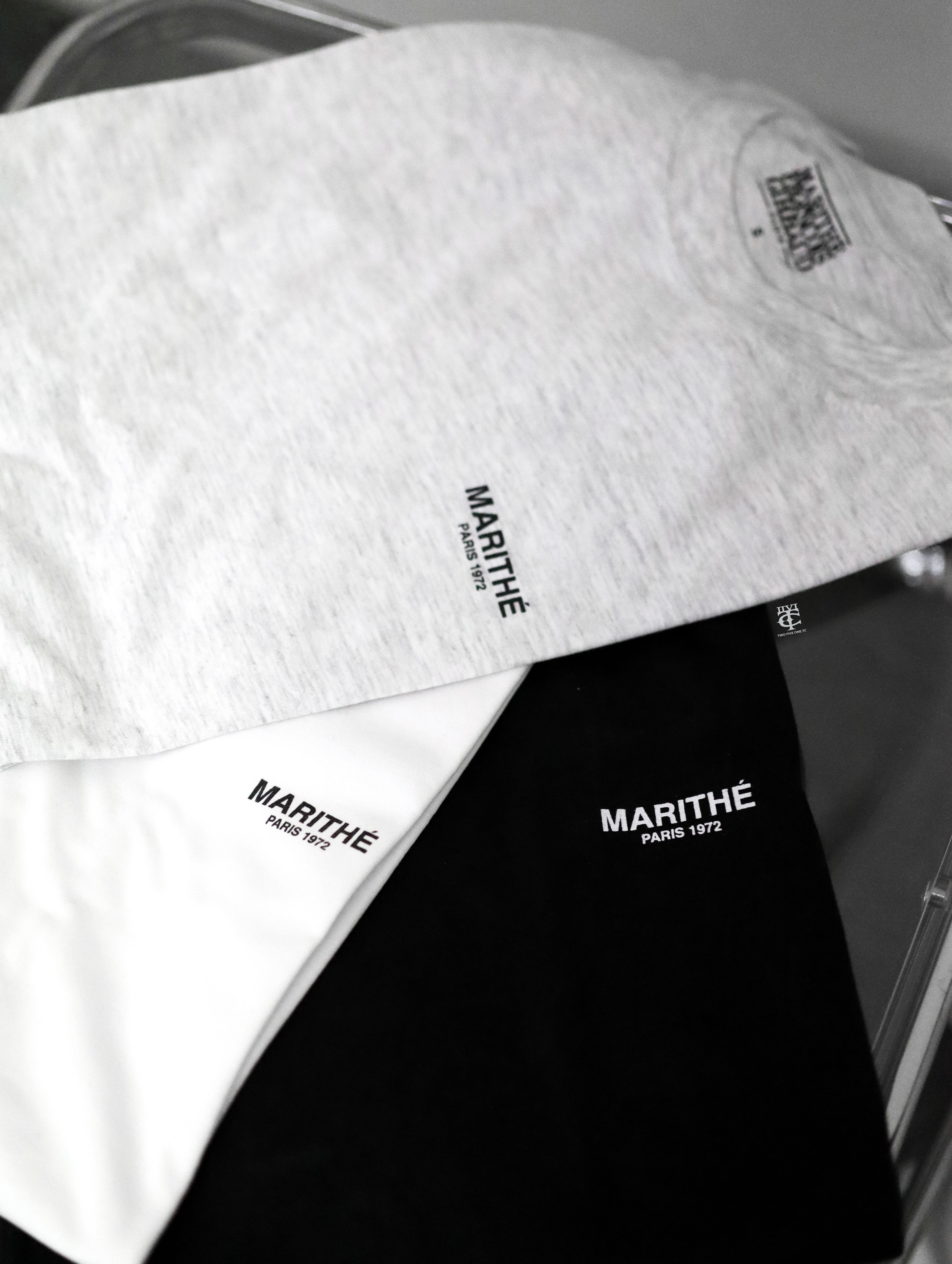 Marithe Francois Girbanud T MFG 黑灰白 素T 短袖 三件組-1MG24CTS111MI