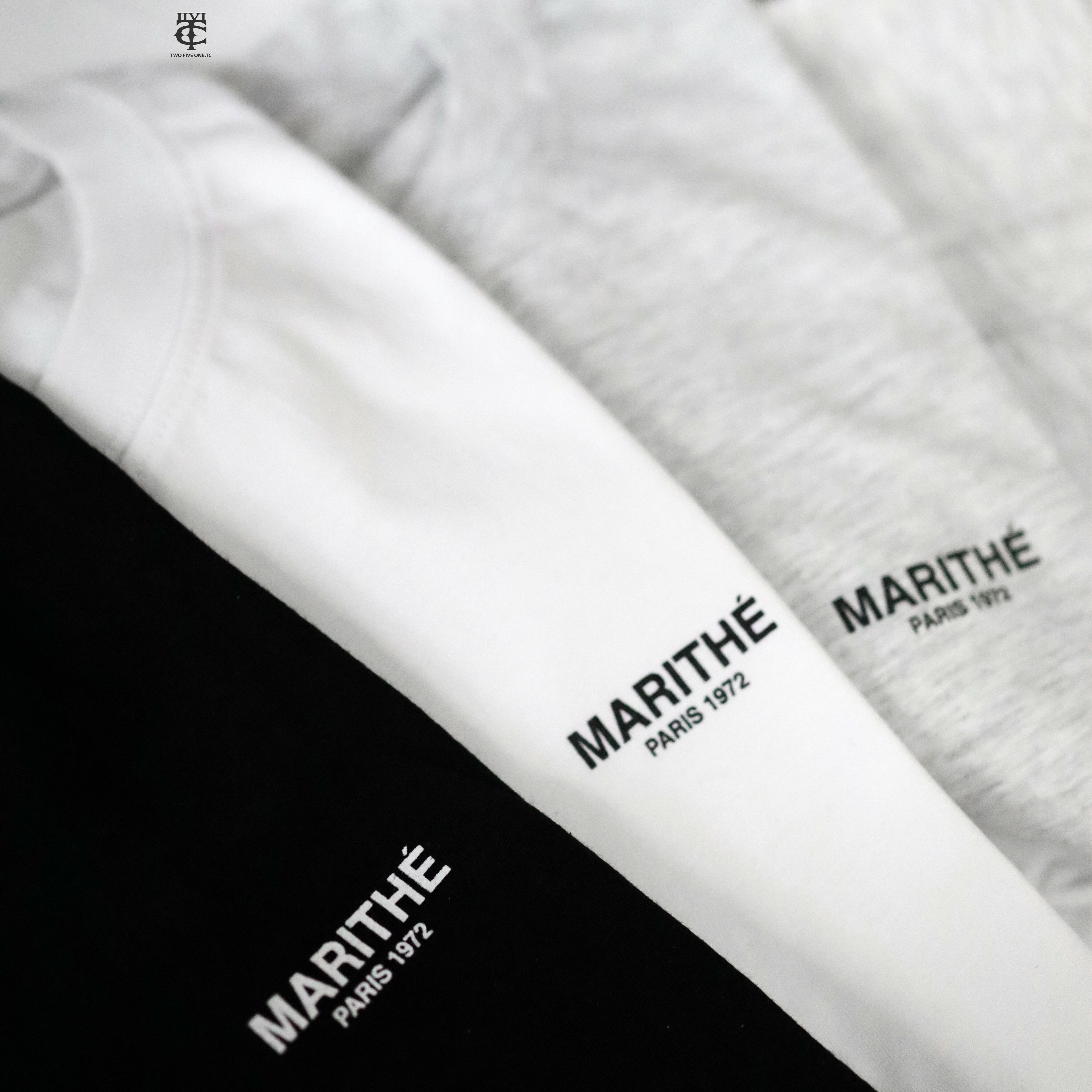 Marithe Francois Girbanud T MFG 黑灰白 素T 短袖 三件組-1MG24CTS111MI