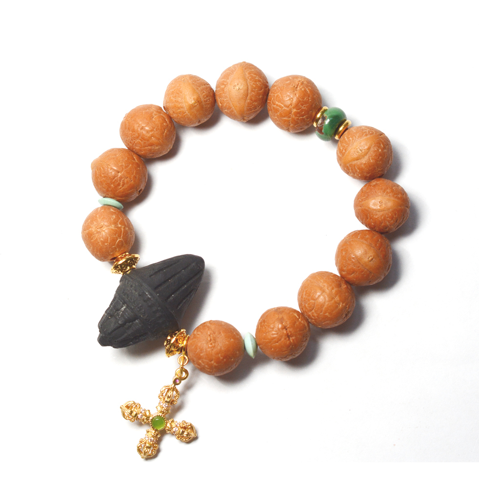 天保通賽鑑識と手引 小池ガラス店 / 合掌錠 寿福 色 : ブロンズ 現物表示:JP-123